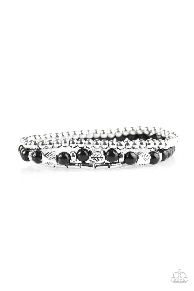 Bracelets Paparazzi Jewelry Paparazzi Bracelet What A TREEt Black