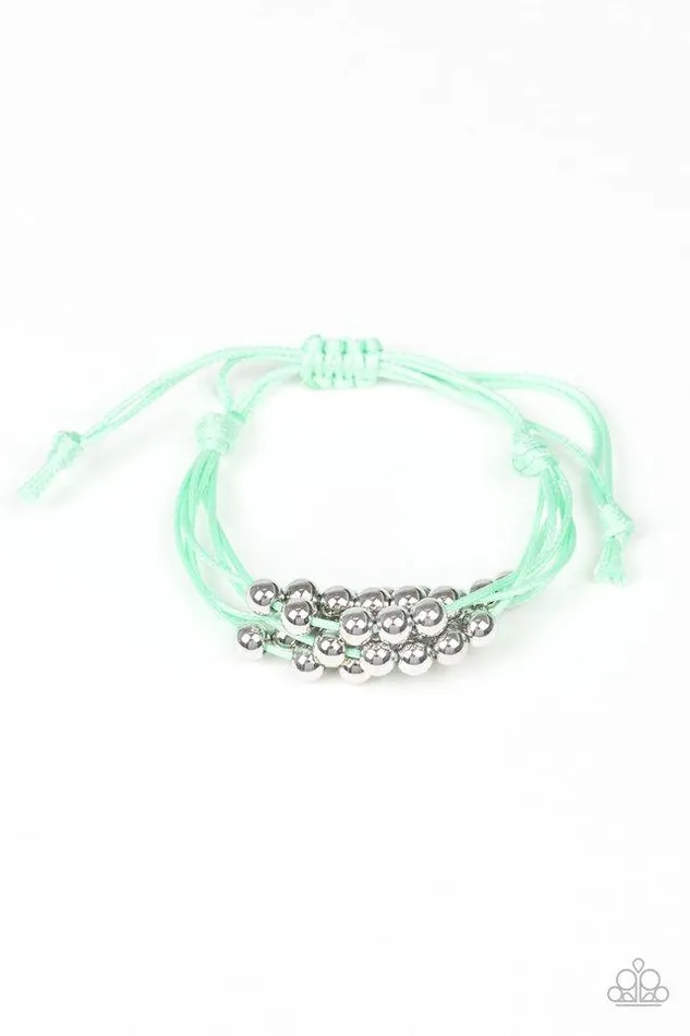 Bracelets Paparazzi Jewelry Paparazzi Bracelet Without Skipping A BEAD Green