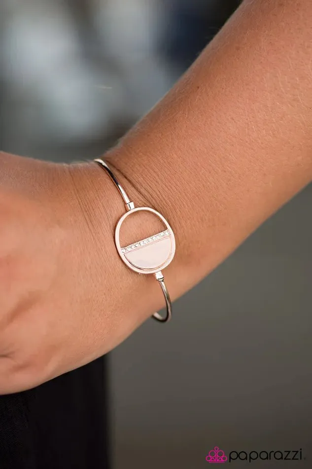 Bracelets Paparazzi Jewelry Paparazzi Bracelet Working On A GLEAM Rose Gold