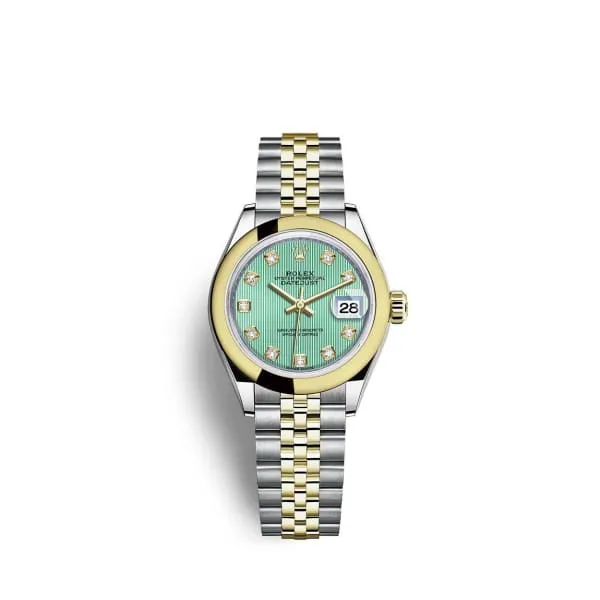Bracelets Rolex Rolex LadyDatejust 28mm Ref 2791630015 Mint Green Diamond Dial Two Tone Stainless Steel 18K Yellow Gold Jubilee Bracelet Womens Watch Bracelets Rolex Rolex LadyDatejust 28mm Ref 2791630015 Mint Green Diamond Dial Two Tone Stainless Steel 18K Yellow Gold Jubilee Bracelet Womens Watch