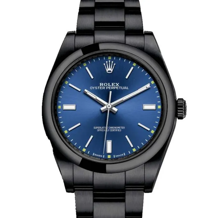 Bracelets Rolex Rolex Oyster Perpetual 39mm Ref 1143000003pvd2 Blue Stick Dial Black PVD Stainless Steel Oyster Bracelet Watch Bracelets Rolex Rolex Oyster Perpetual 39mm Ref 1143000003pvd2 Blue Stick Dial Black PVD Stainless Steel Oyster Bracelet Watch