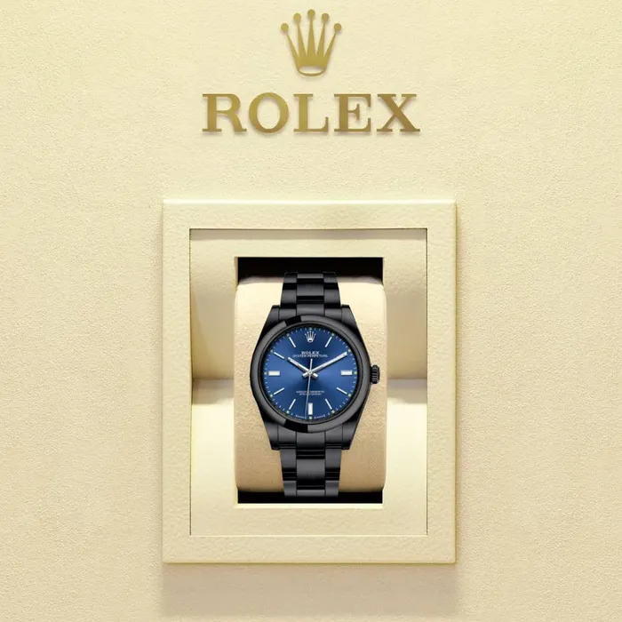 Bracelets Rolex Rolex Oyster Perpetual 39mm Ref 1143000003pvd2 Blue Stick Dial Black PVD Stainless Steel Oyster Bracelet Watch Bracelets Rolex Rolex Oyster Perpetual 39mm Ref 1143000003pvd2 Blue Stick Dial Black PVD Stainless Steel Oyster Bracelet Watch
