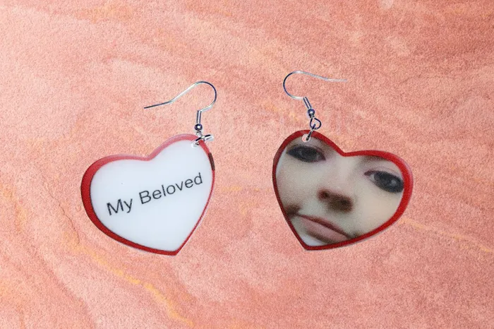 Custom Heart Locket Style Earrings Sam Makes Things Earrings
