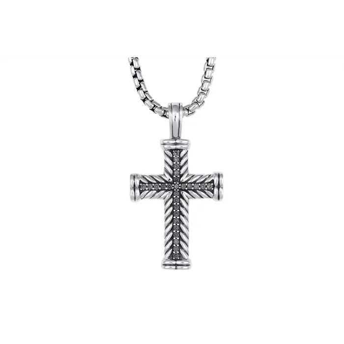 David Yurman Chevron Cross Necklace David Yurman Necklaces