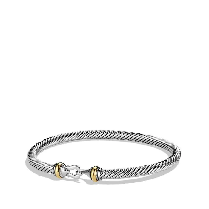 David Yurman David Yurman 4mm Buckle Classic Cable Bracelet Bracelets