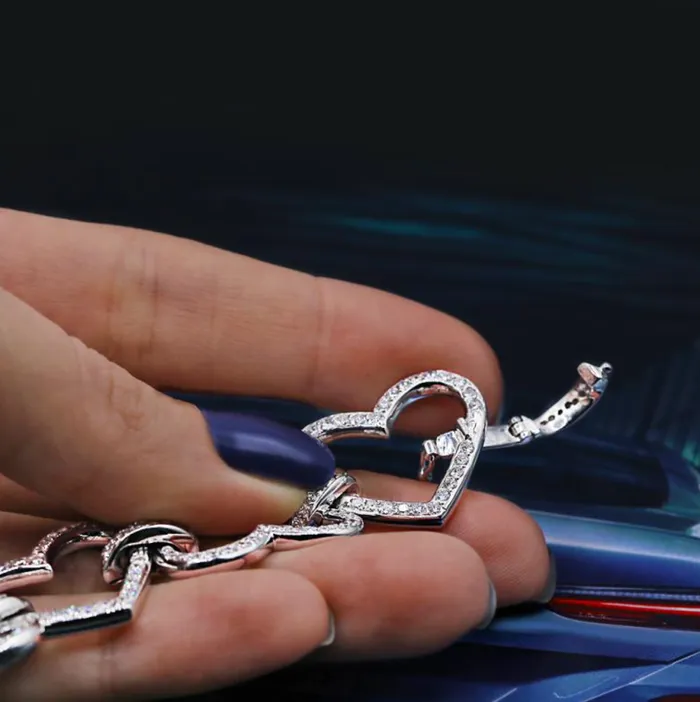 Diamond Source NYC Bracelets Fashion Heart Shape Diamond Bracelet BR4565000 Diamond Source NYC Bracelets Fashion Heart Shape Diamond Bracelet BR4565000