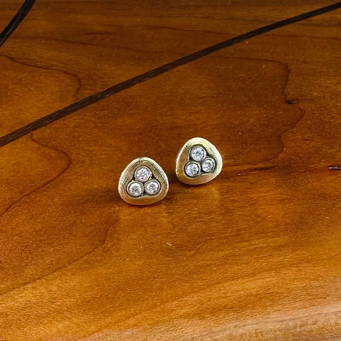 Earrings Alex Sepkus Swirling Water Stud Earrings