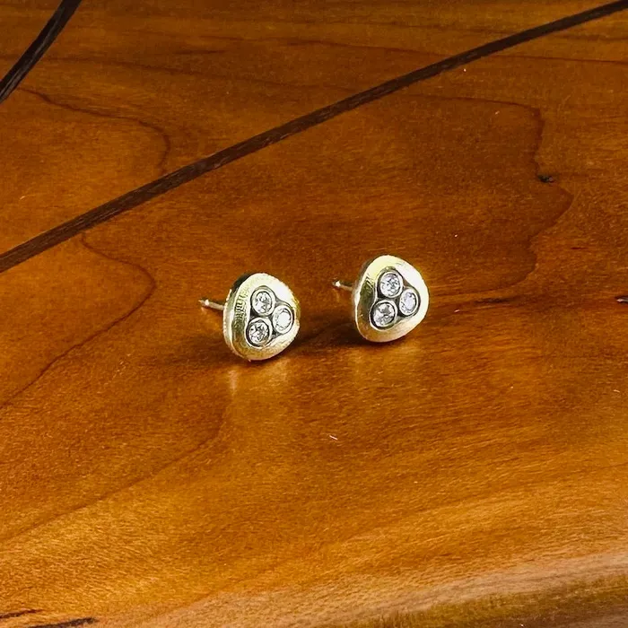 Earrings Alex Sepkus Swirling Water Stud Earrings