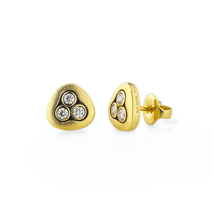 Earrings Alex Sepkus Swirling Water Stud Earrings