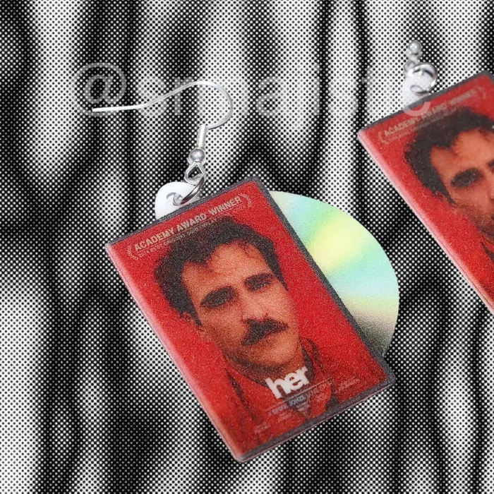 Earrings Her 2013 DVD 2D detailed Handmade Earrings Sam Makes Things