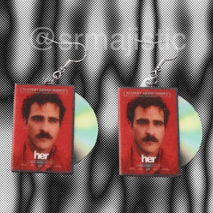 Earrings Her 2013 DVD 2D detailed Handmade Earrings Sam Makes Things