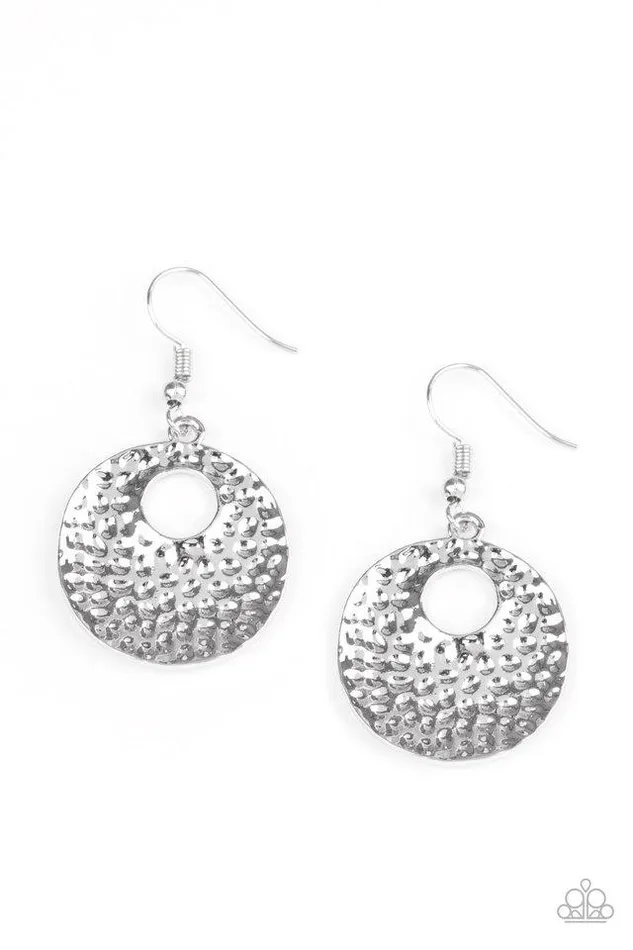 Earrings Paparazzi Jewelry Paparazzi Earring A Taste For Texture Silver