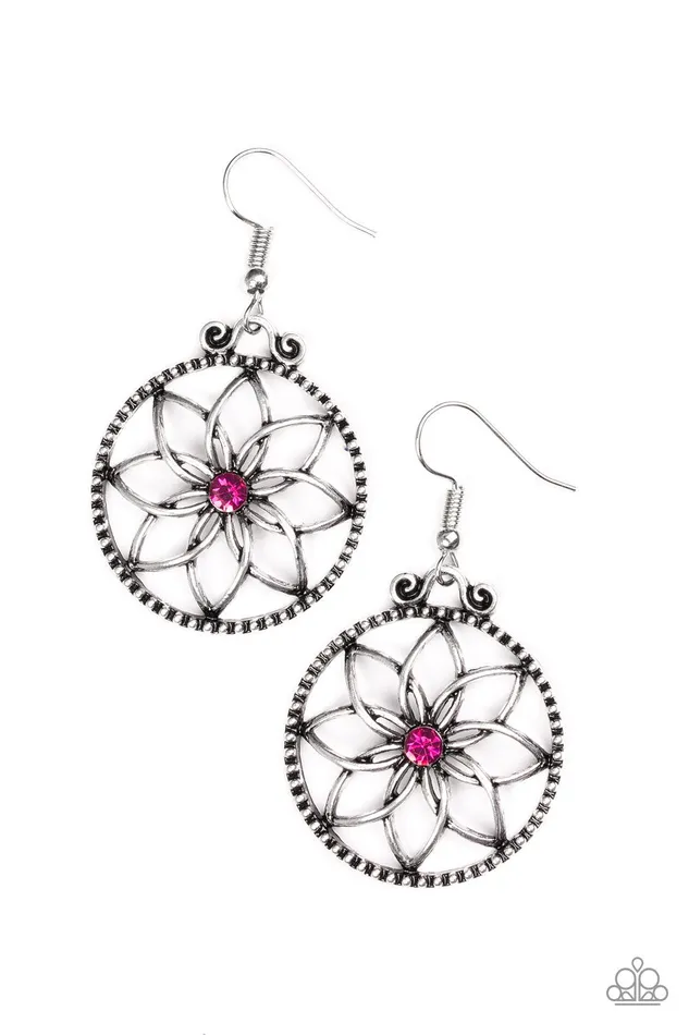 Earrings Paparazzi Jewelry Paparazzi Earring Bloom Bloom Pink