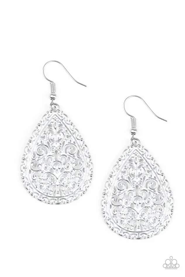 Earrings Paparazzi Jewelry Paparazzi Earring Indie Idol White Earrings Paparazzi Jewelry Paparazzi Earring Indie Idol White