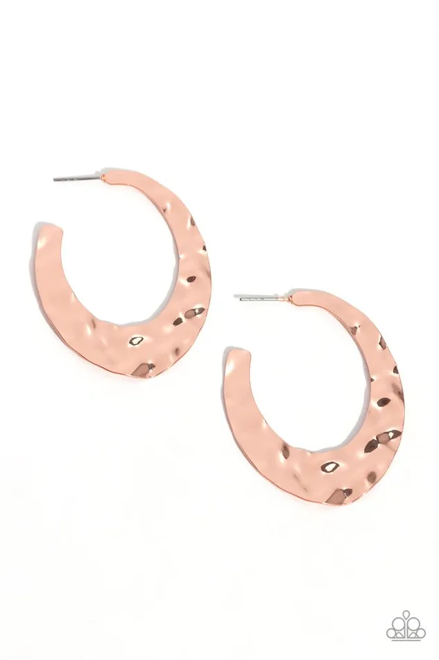Earrings Paparazzi Jewelry Paparazzi Earring Make a Ripple Copper Earrings Paparazzi Jewelry Paparazzi Earring Make a Ripple Copper