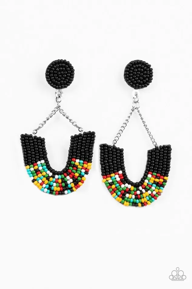 Earrings Paparazzi Jewelry Paparazzi Earring Make it RAINBOW Black Earrings Paparazzi Jewelry Paparazzi Earring Make it RAINBOW Black