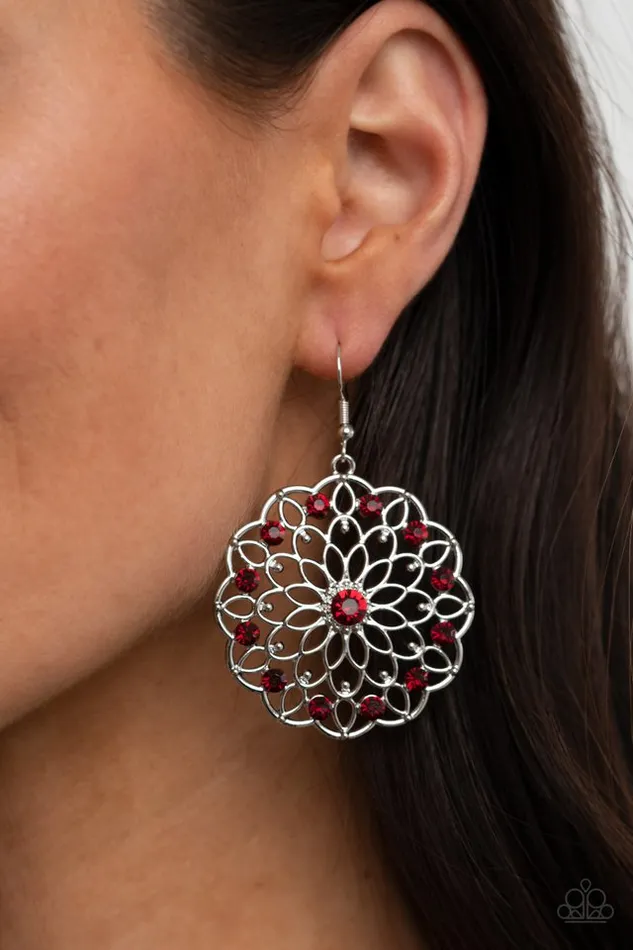 Earrings Paparazzi Jewelry Paparazzi Earring Posy Proposal Red