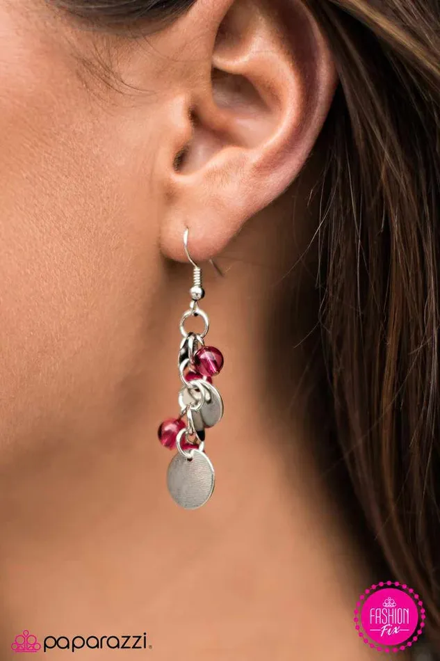 Earrings Paparazzi Jewelry Paparazzi Earring Shake Shake Shake Pink