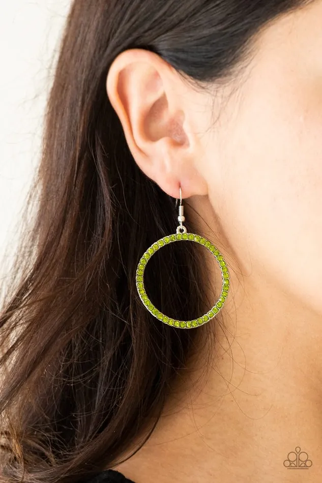 Earrings Paparazzi Jewelry Paparazzi Earring Stoppin Traffic Green