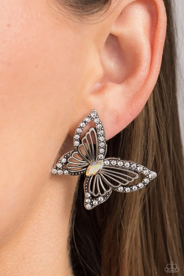 Earrings Paparazzi Jewelry Paparazzi Earring Wispy Wings Multi