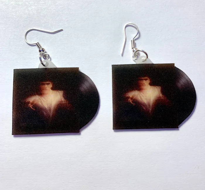 Earrings Sam Makes Things Declan McKenna Zeros Vinyl Album Handmade Earrings