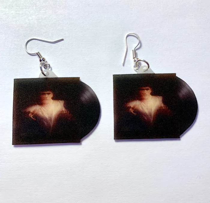 Earrings Sam Makes Things Declan McKenna Zeros Vinyl Album Handmade Earrings