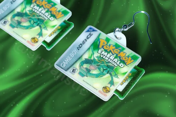Earrings Sam Makes Things READY TO SHIP Pokmon Game Boy Advance Ruby Sapphire and Emerald 2D Game Detailed Handmade Earrings Earrings Sam Makes Things READY TO SHIP Pokmon Game Boy Advance Ruby Sapphire and Emerald 2D Game Detailed Handmade Earrings