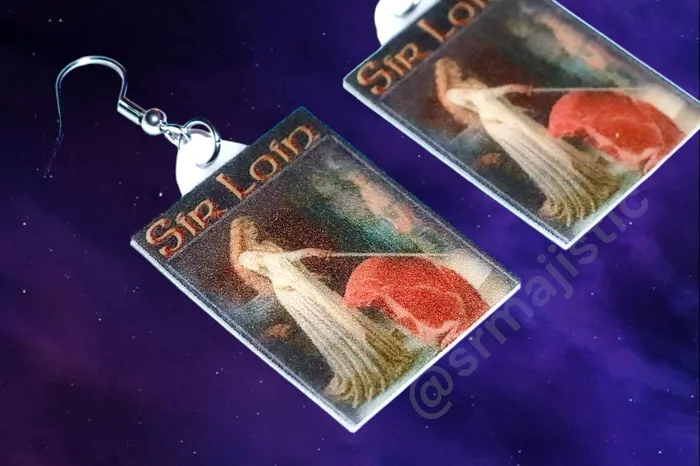 Earrings Sam Makes Things Sir Loin Princess Knighting Sirloin Meme Handmade Earrings Earrings Sam Makes Things Sir Loin Princess Knighting Sirloin Meme Handmade Earrings