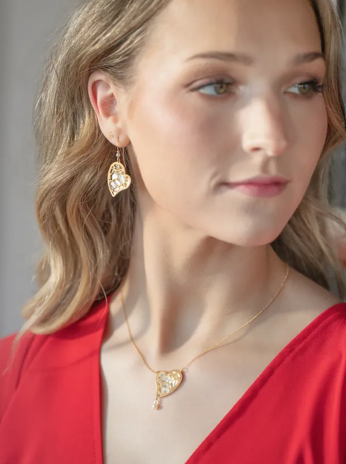 Holly Yashi Earrings Valena Earrings in Silver Gold