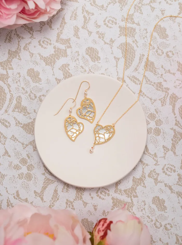Holly Yashi Earrings Valena Earrings in Silver Gold