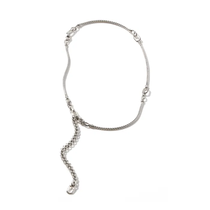 John Hardy John Hardy Asli Classic Chain Silver Slim Link Chain Sautoir Necklace Necklaces