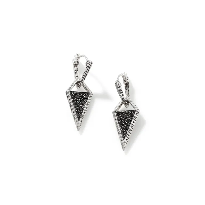 John Hardy John Hardy Classic Chain Sterling Silver Tiga Transformable Drop Earrings Earrings John Hardy John Hardy Classic Chain Sterling Silver Tiga Transformable Drop Earrings Earrings