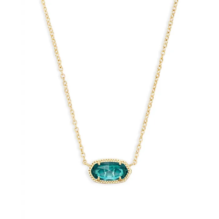 Kendra Scott Necklaces Kendra Scott Elisa Pendant Necklace in Gold with London Blue Kendra Scott Necklaces Kendra Scott Elisa Pendant Necklace in Gold with London Blue