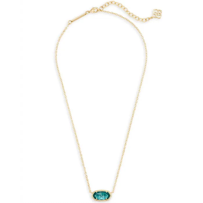 Kendra Scott Necklaces Kendra Scott Elisa Pendant Necklace in Gold with London Blue