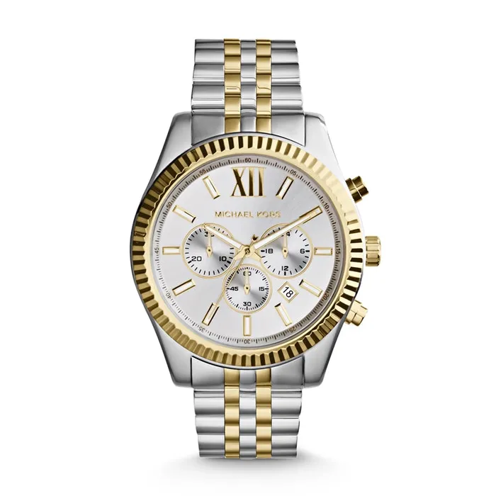 Michael Kors Lexington TwoTone Chronograph Watch 45mm Quartz Michael Kors Rings
