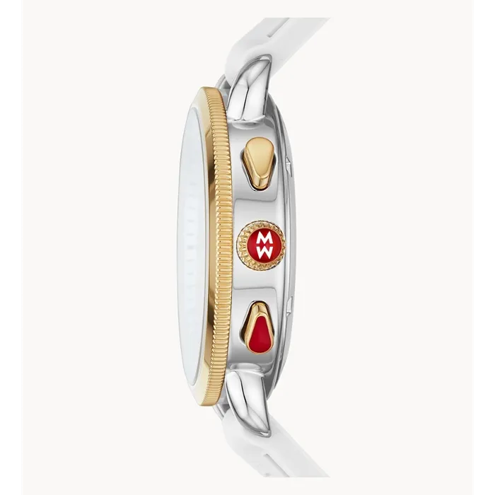 Michele Watches Michele Sporty Sport Sail White Silicone Watch 38mm