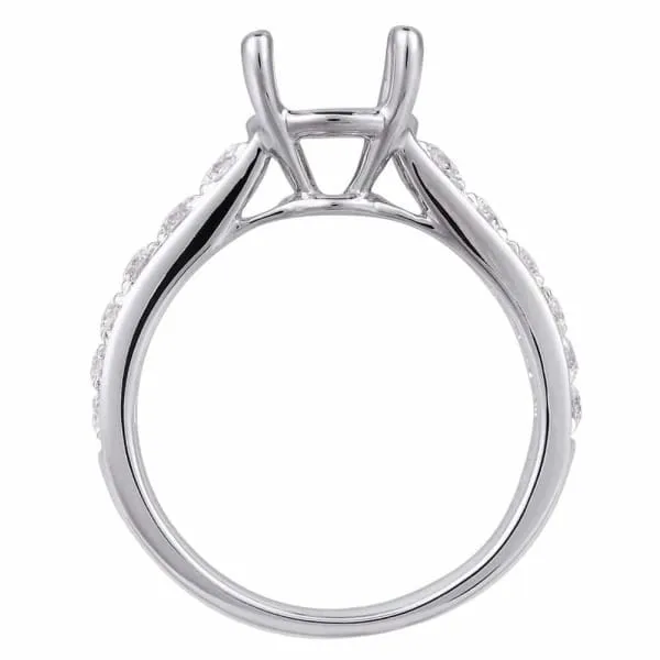 Modern feminine design sparkling white gold engagement ring with 70ctw diamonds KR08340XD200A Diamond Source NYC Rings Modern feminine design sparkling white gold engagement ring with 70ctw diamonds KR08340XD200A Diamond Source NYC Rings