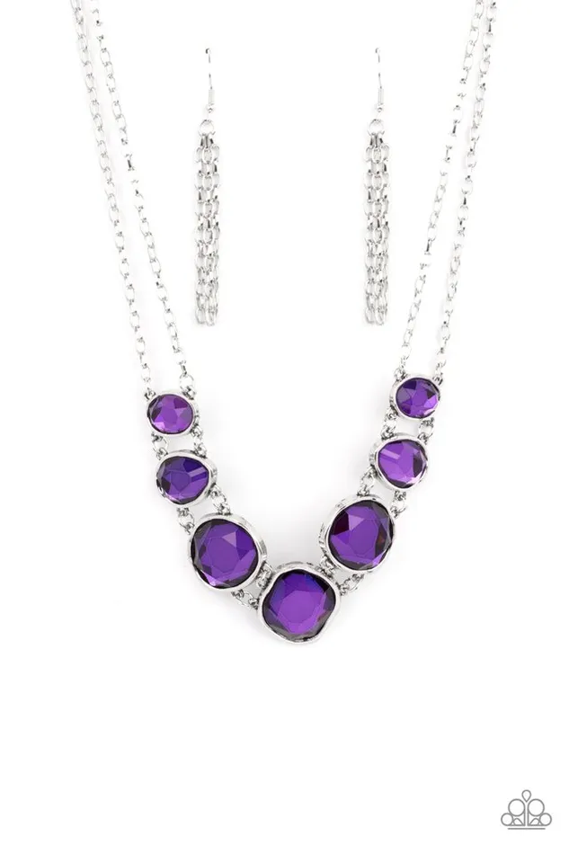 Necklaces Paparazzi Jewelry Paparazzi Necklace Absolute Admiration Purple Necklaces Paparazzi Jewelry Paparazzi Necklace Absolute Admiration Purple