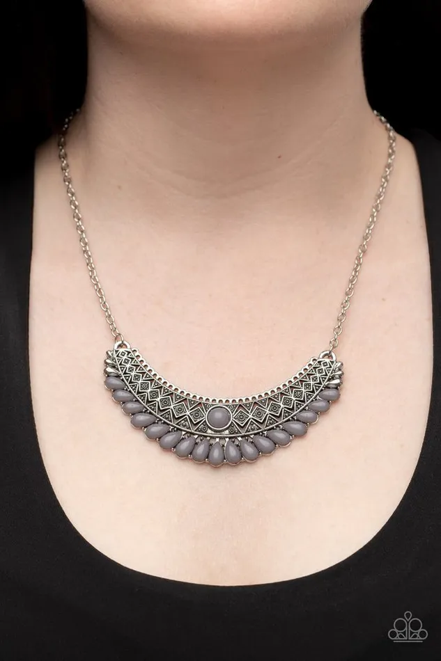 Necklaces Paparazzi Jewelry Paparazzi Necklace Abundantly Aztec Silver Necklaces Paparazzi Jewelry Paparazzi Necklace Abundantly Aztec Silver