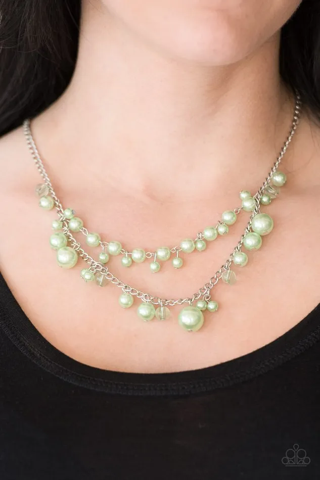 Necklaces Paparazzi Jewelry Paparazzi Necklace Blissfully Bridesmaid Green