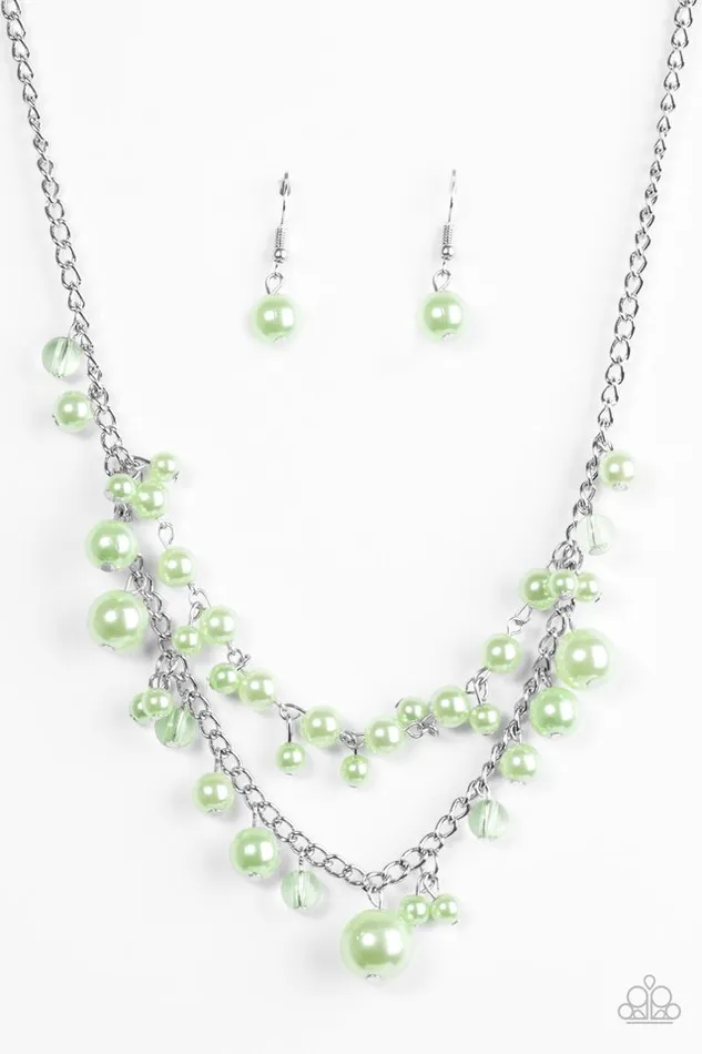 Necklaces Paparazzi Jewelry Paparazzi Necklace Blissfully Bridesmaid Green