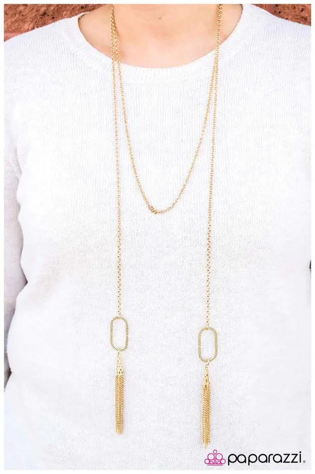 Necklaces Paparazzi Jewelry Paparazzi Necklace Center Stage Gold