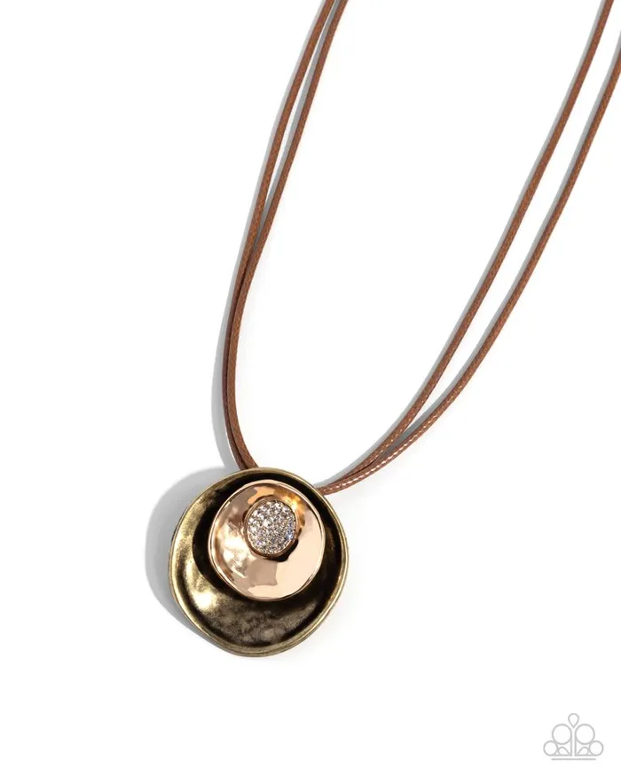 Necklaces Paparazzi Jewelry Paparazzi Necklace Duchess Disc Brass Necklaces Paparazzi Jewelry Paparazzi Necklace Duchess Disc Brass