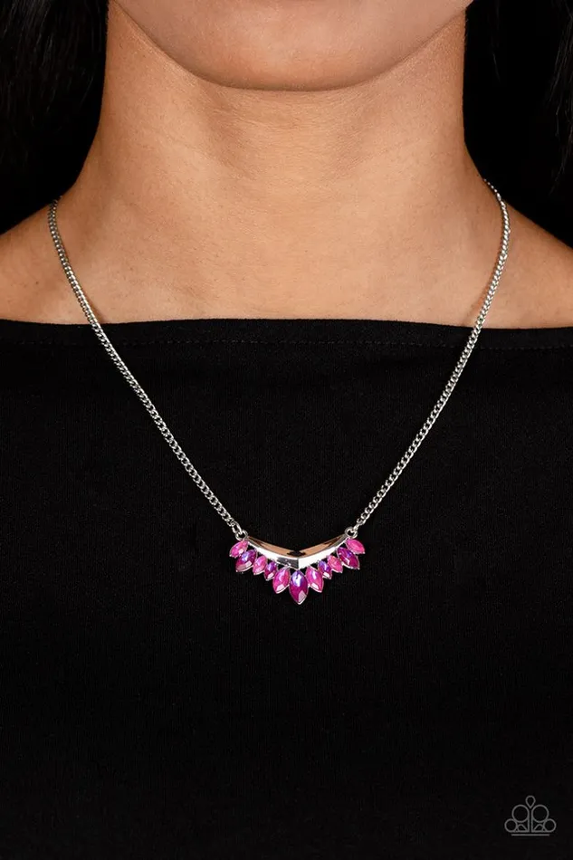 Necklaces Paparazzi Jewelry Paparazzi Necklace Flash of Fringe Pink Necklaces Paparazzi Jewelry Paparazzi Necklace Flash of Fringe Pink