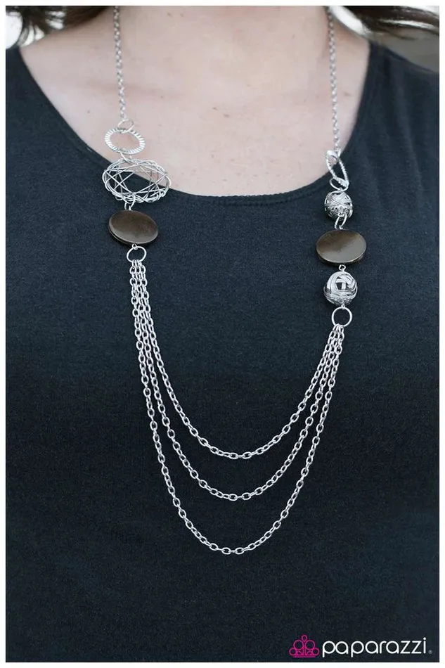 Necklaces Paparazzi Jewelry Paparazzi Necklace Gossip Girl Brown