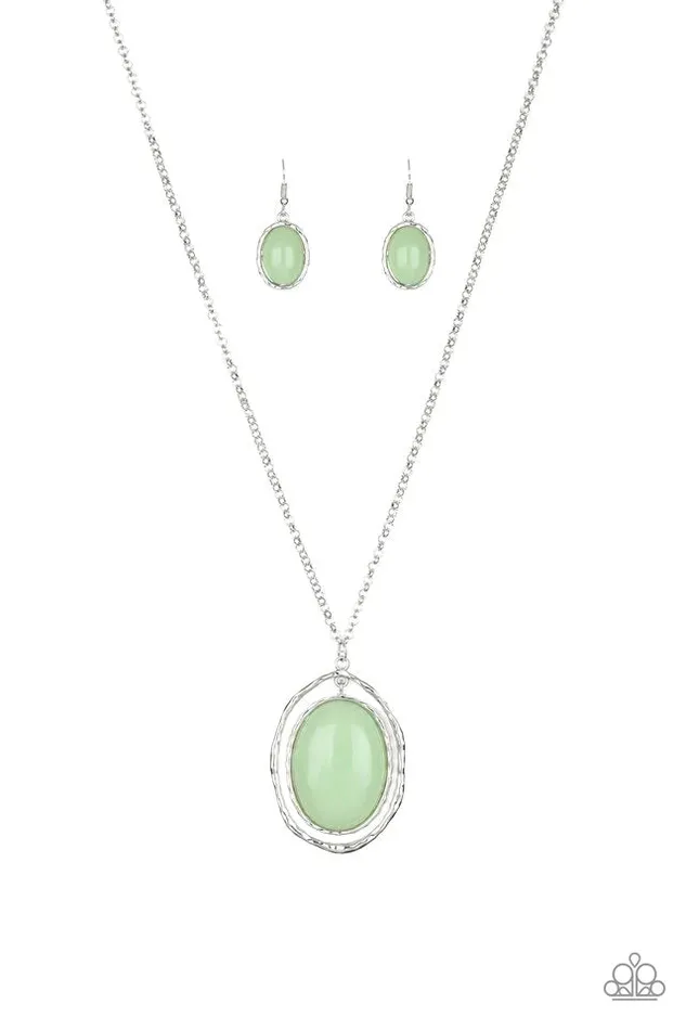 Necklaces Paparazzi Jewelry Paparazzi Necklace Harbor Harmony Green