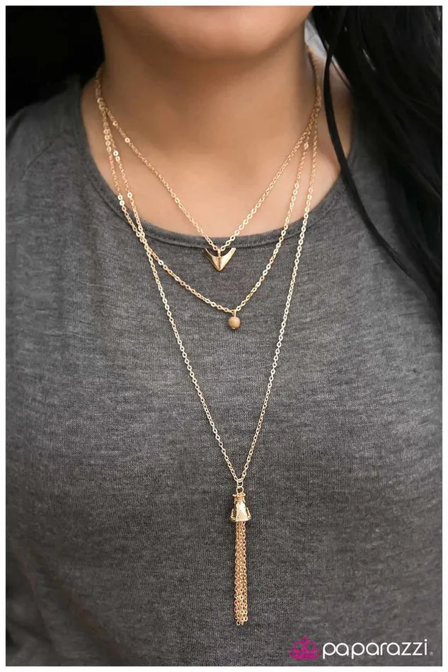 Necklaces Paparazzi Jewelry Paparazzi Necklace If The Tassel Fits Brown