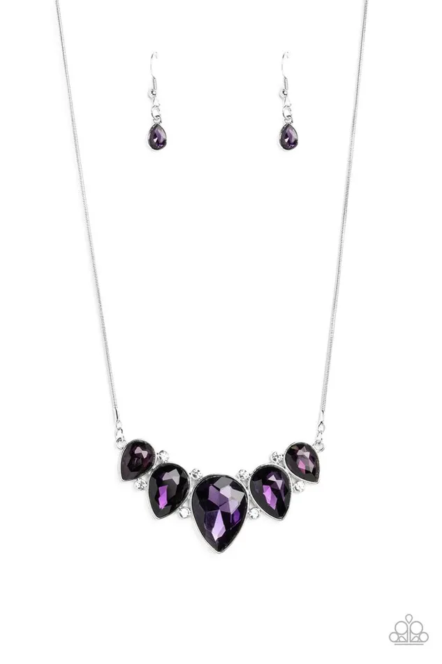 Necklaces Paparazzi Jewelry Paparazzi Necklace Regally Refined Purple Necklaces Paparazzi Jewelry Paparazzi Necklace Regally Refined Purple