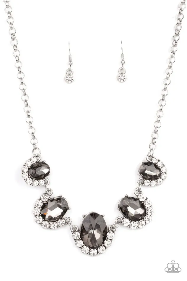 Necklaces Paparazzi Jewelry Paparazzi Necklace The Queen Demands It Silver Necklaces Paparazzi Jewelry Paparazzi Necklace The Queen Demands It Silver