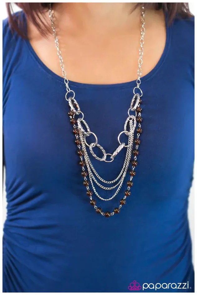 Necklaces Paparazzi Necklace A Subtle Reminder Brown Paparazzi Jewelry